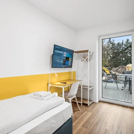 Apartment Haus Mit 6 Sz & 12 Betten, Terrasse, Waschmaschine Jena